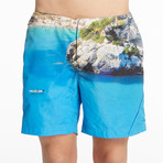 Sebastian Swim Shorts // Aqua (S)