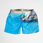 Sebastian Swim Shorts // Aqua (S)