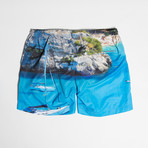 Sebastian Swim Shorts // Aqua (S)