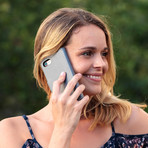 EMF Radiation Protection Wallet Case // Gray (iPhone 7/8)