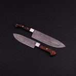 Damascus Chef Knife Set // 2 Piece Set