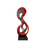 Laura Sculpture // Metallic Red