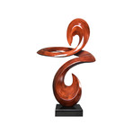 Whirlpool Sculpture // Mahogany