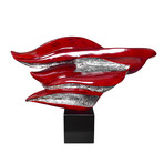 Crimson Flare Sculpture // Red