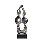 Lunar Twist Sculpture // Chrome