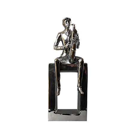 Fig Player Sculpture // Chrome