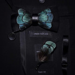 Bow Tie // Green + Blue