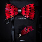 Bow Tie // Red + Black