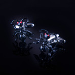 Exclusive Cufflinks + Gift Box //  Black Ants
