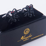 Exclusive Cufflinks + Gift Box //  Black Ants