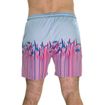 Comfort Flex Board Shorts // Bird of Paradise (Small)