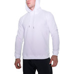 Textured Sport Fit Hoodie // White (Small)