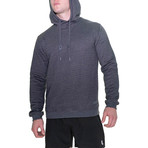 Textured Sport Fit Hoodie // Grey (Small)