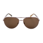 Ermenegildo Zegna // Men's EZ0035 Sunglasses // Shiny Light Bronze