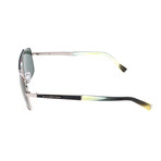 Ermenegildo Zegna // Men's EZ0036 Sunglasses // Shiny Light Ruthenium