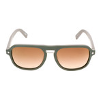 EZ0091 96G Sunglasses // Shiny Dark Green