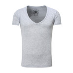 Basic V-Neck // Gray (M)