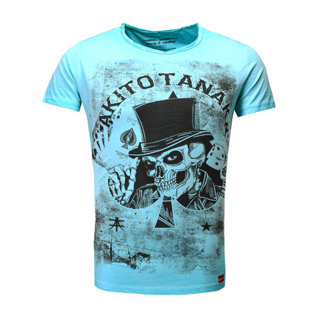 Skull T-Shirt // Turquoise (S)