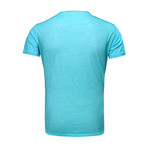 Skull T-Shirt // Turquoise (S)