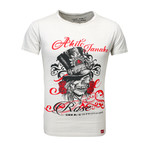 Skull Rose T-Shirt // Off-White (M)