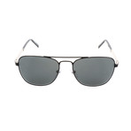 Montblanc Men's Classic Pilot Sunglasses // Black + Gray