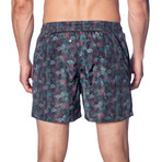 Swim Trunks // Green Print (S)