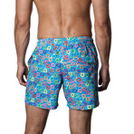 Swim Trunks // Blue Donuts (L)