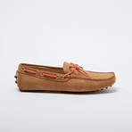 Watkins Suede Leather Loafer // Light Camel + Butane (Euro: 43)