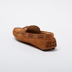 Brennan Suede Leather Loafer // Brown + Leather Shoelaces (Euro: 46)