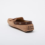 Mullins Suede Leather Loafer // Light Sand + Brown Suede Laces (Euro: 44)