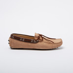 Mullins Suede Leather Loafer // Light Sand + Brown Suede Laces (Euro: 44)
