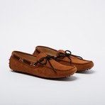 Chambers Suede Leather Loafer // Setter + Black Suede Shoelaces (Euro: 40)