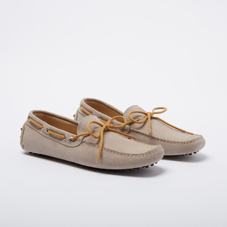 Maldonado Suede Leather Loafer // Sand + Shoelaces (Euro: 39)