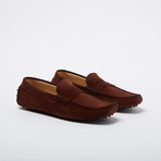 Bowers Suede Leather Loafer // Brown (Euro: 44)
