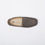Carpenter Suede Leather Loafer // Dark Gray (Euro: 42)