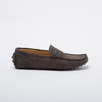 Carpenter Suede Leather Loafer // Dark Gray (Euro: 42)