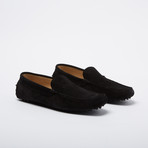 Harrell Suede Leather Loafer // Black (Euro: 40)