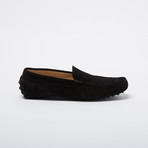 Harrell Suede Leather Loafer // Black (Euro: 40)