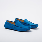 Reese Suede Leather Loafer // Blue (Euro: 43)