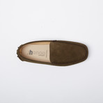 Stafford Suede Leather Loafer // Green (Euro: 45)