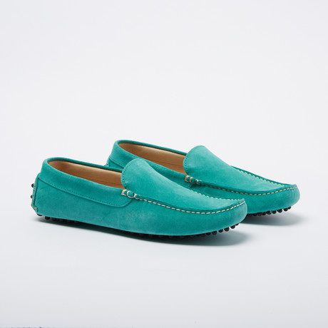 Richardson Suede Leather Loafer // Dark Green (Euro: 39)