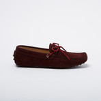 Wright Suede Leather Loafer // Bordeaux (Euro: 41)