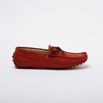 Woods Suede Leather Loafer // Muscat + Brown (Euro: 40)