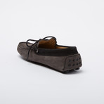 Diaz Suede Leather Loafer // Gray, Black Suede Edge (Euro: 46)