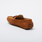Potter Suede Leather Loafer // Burgundy + Suede Tassels (Euro: 39)