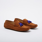 Ruiz Suede Leather Loafer // Setter + Blue Suede Tassels (Euro: 41)