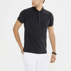 Collared Shirt // Black (XL)