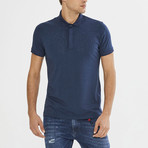 Collared Shirt // Navy Blue (2XL)