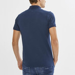 Collared Shirt // Navy Blue (S)