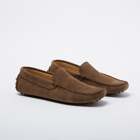 Lucas Suede Leather Loafer // Taupe (Euro: 39)